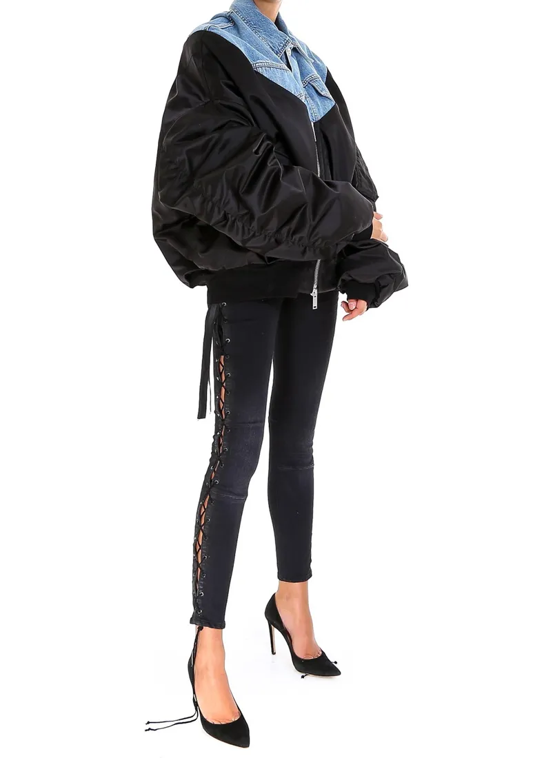Side-Laced Jeans