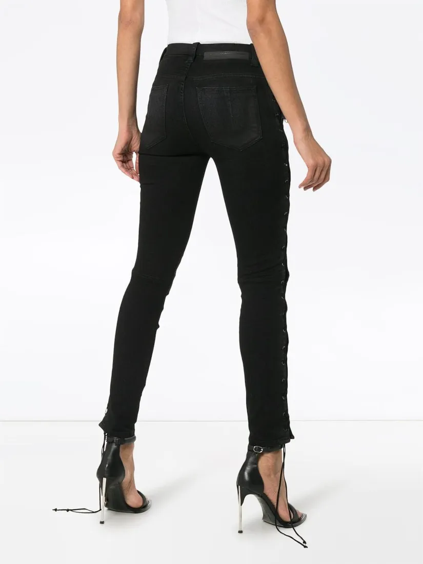 Side-Laced Jeans