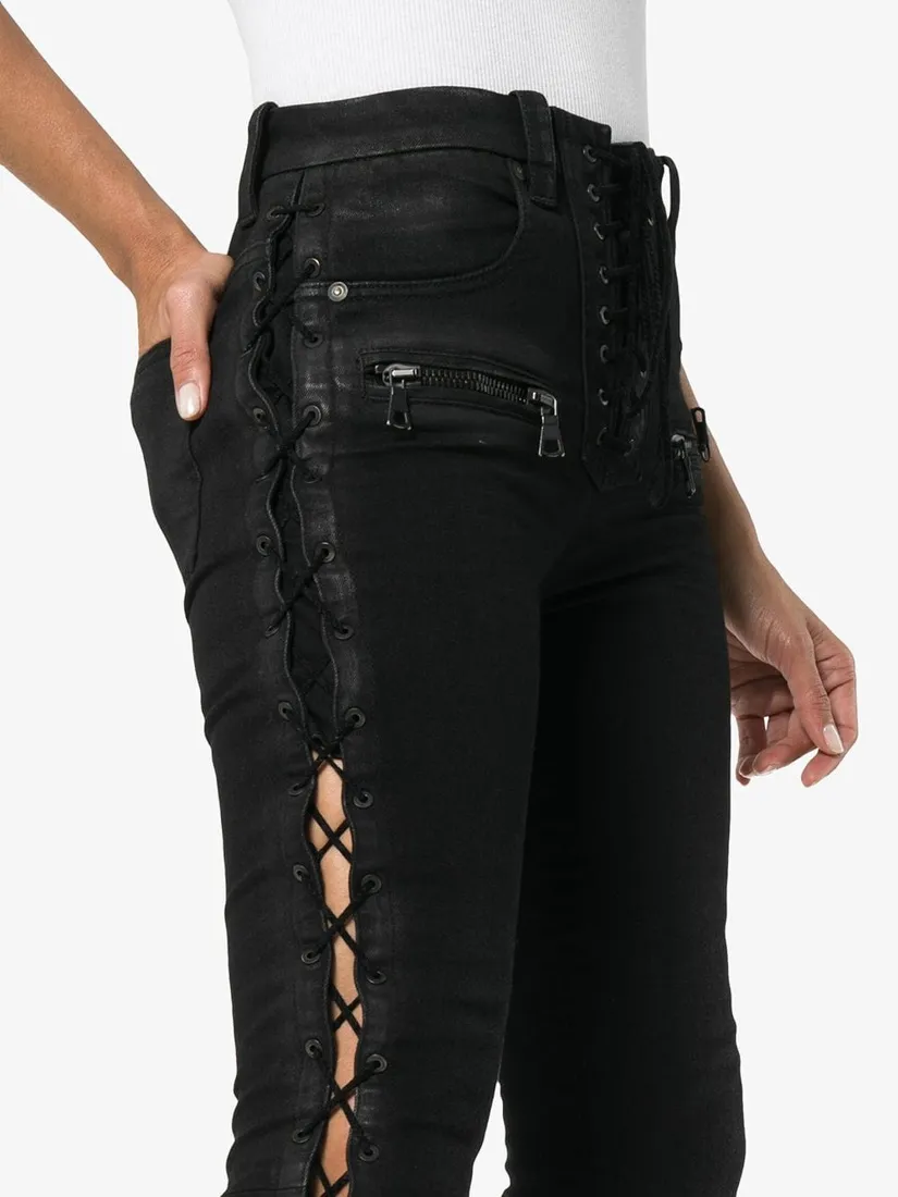 Side-Laced Jeans