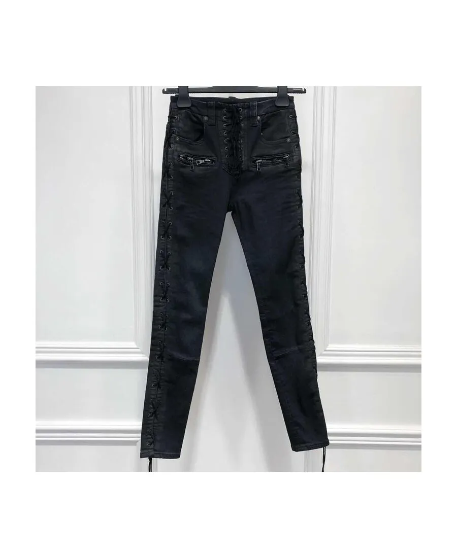 Side-Laced Jeans