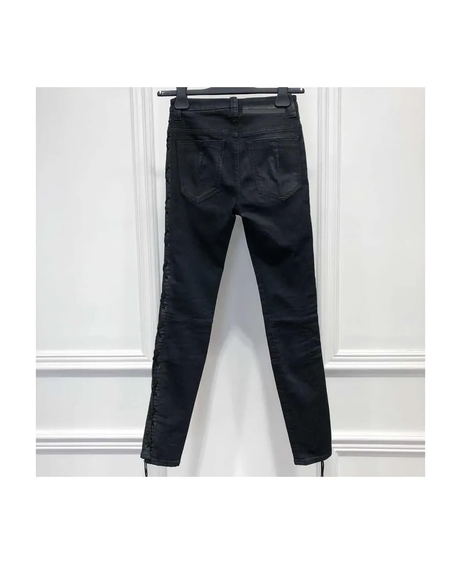 Side-Laced Jeans