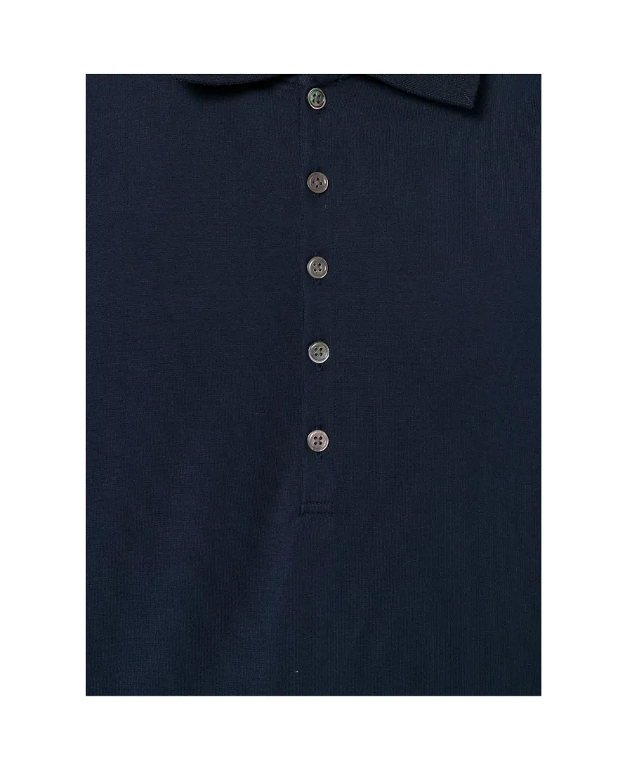 Thom Browne Logo Patch Polo Shirt