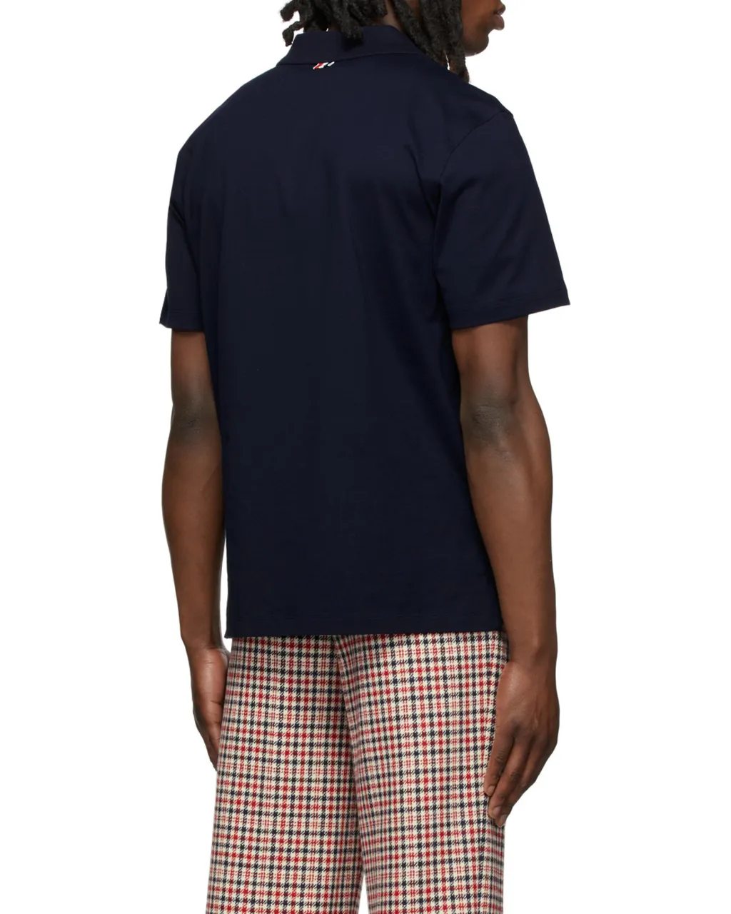Thom Browne Logo Patch Polo Shirt