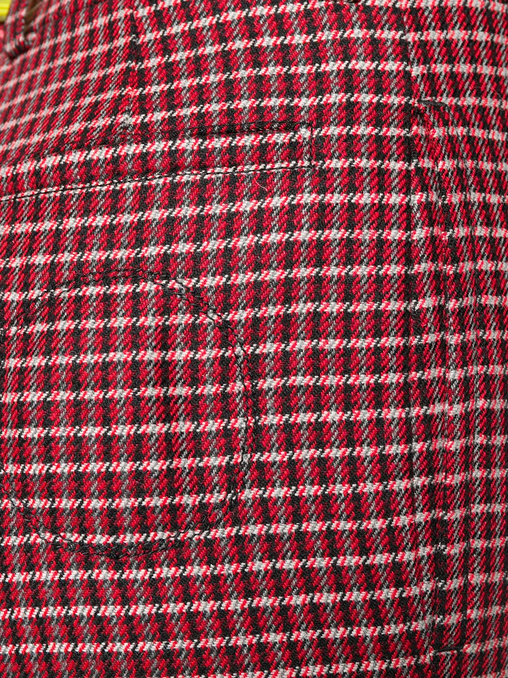 Checked Quarter Pants