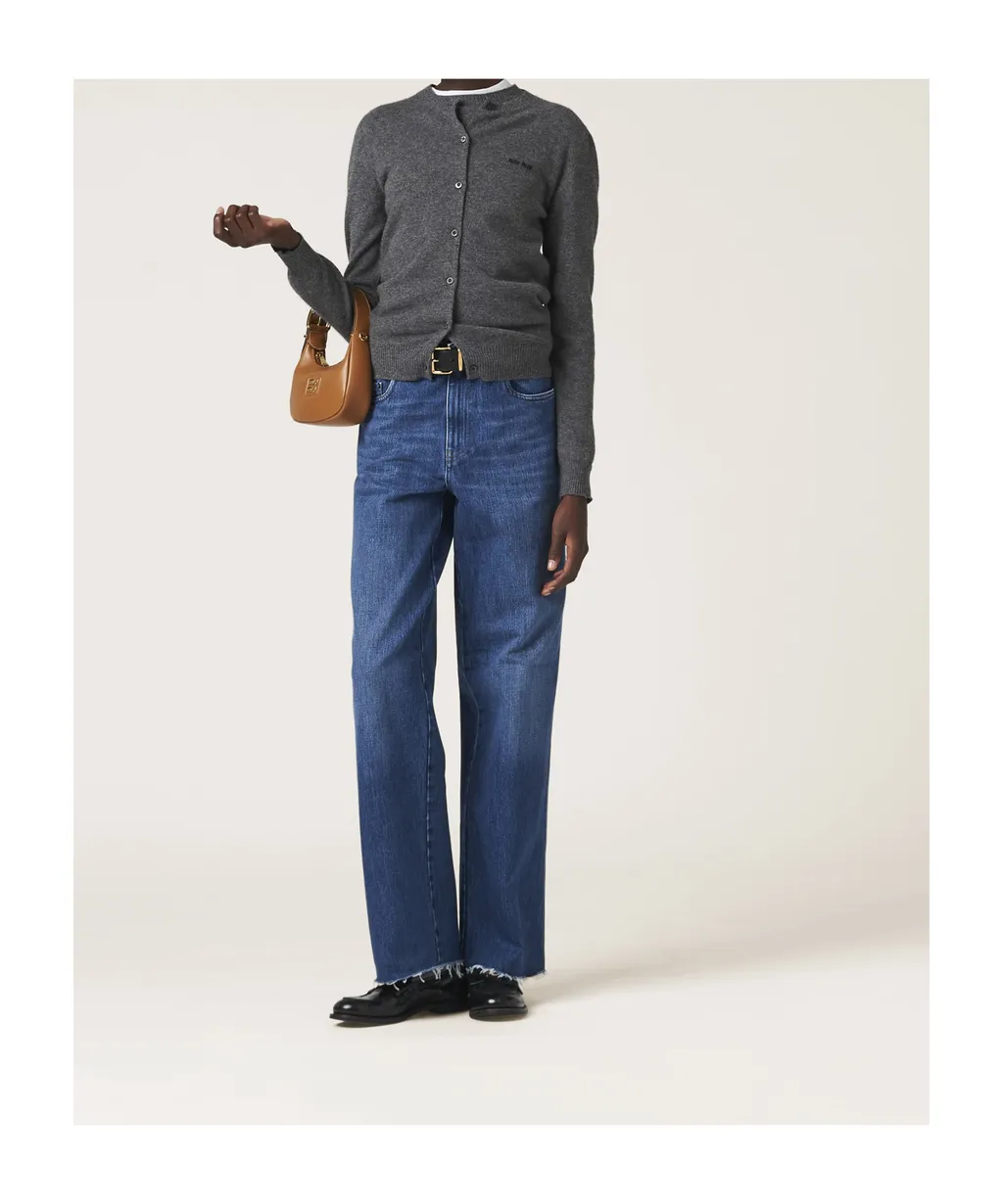Miu Miu High Waist Flared Jeans