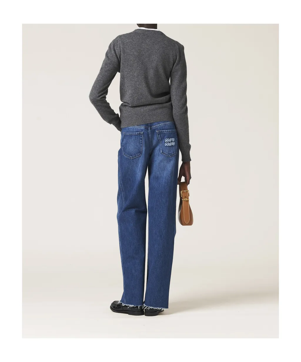 Miu Miu High Waist Flared Jeans