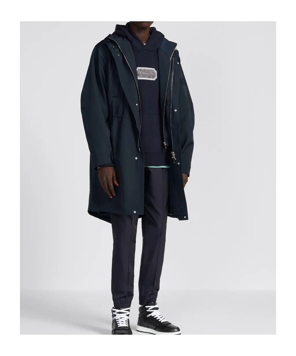 Dior Homme Zip-Up Hooded Parka