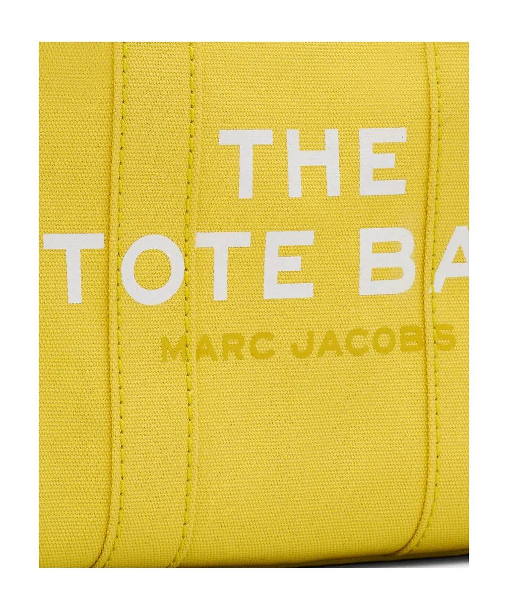Marc Jacobs Logo Printed Zip-Up Small Tote Bag