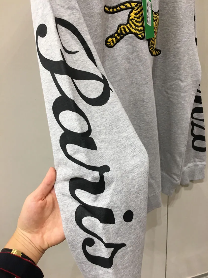 Tiger Embroidered Pullover