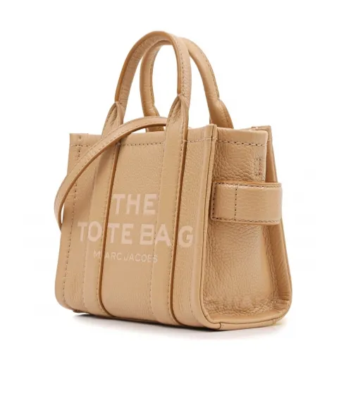 Marc Jacobs Logo Printed Zipped Mini Tote Bag
