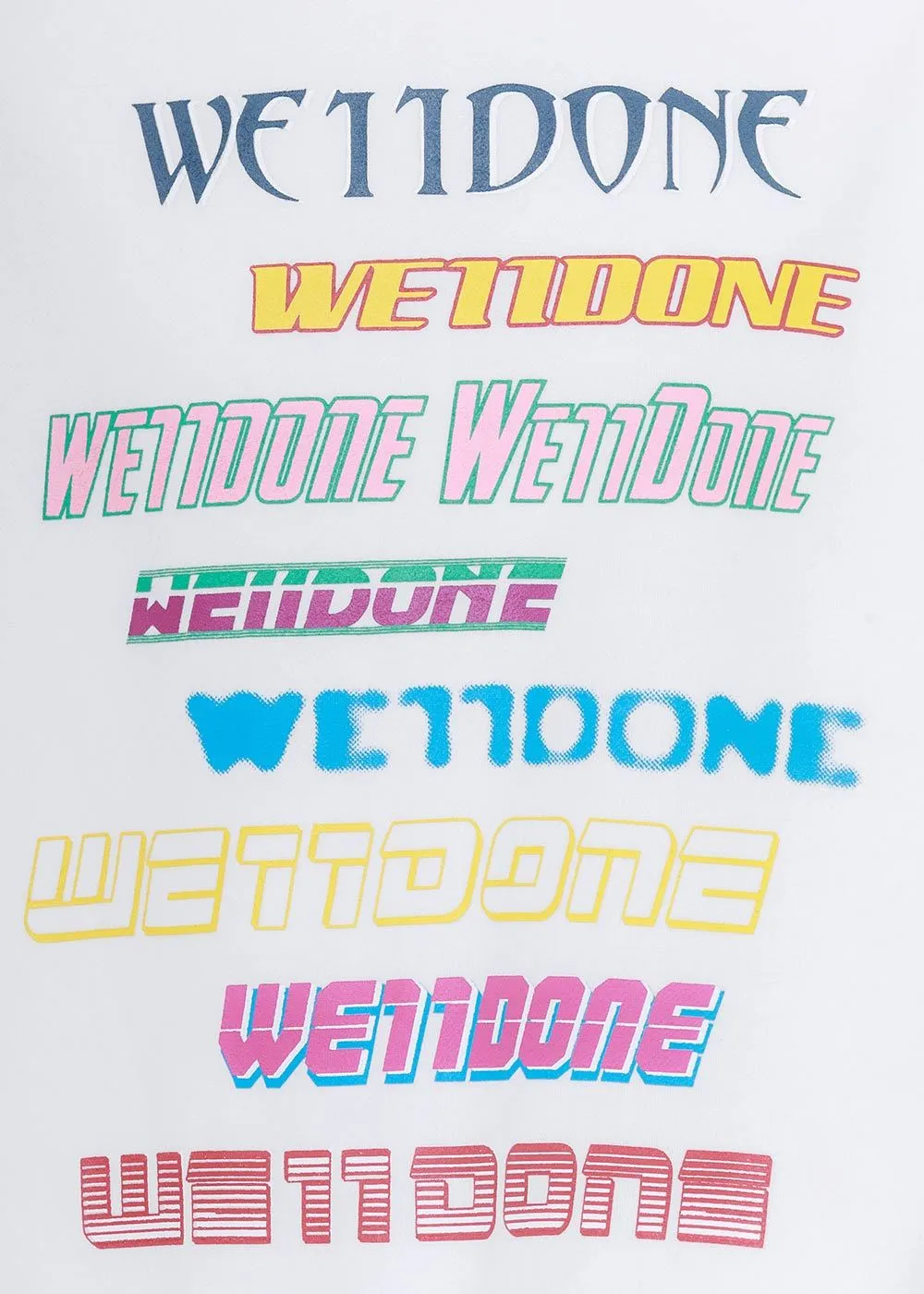 We11Done Logo Printed Long-Sleeved Sweatshirt