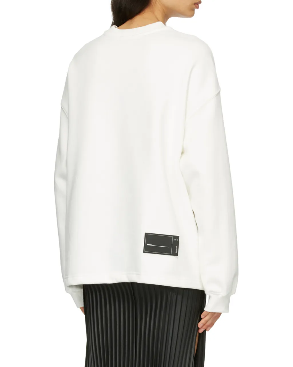 We11Done Logo Printed Long-Sleeved Sweatshirt