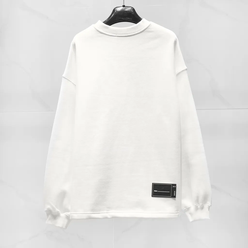 We11Done Logo Printed Long-Sleeved Sweatshirt