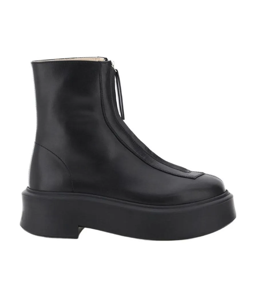 The Row Zipped Ankle Boots
