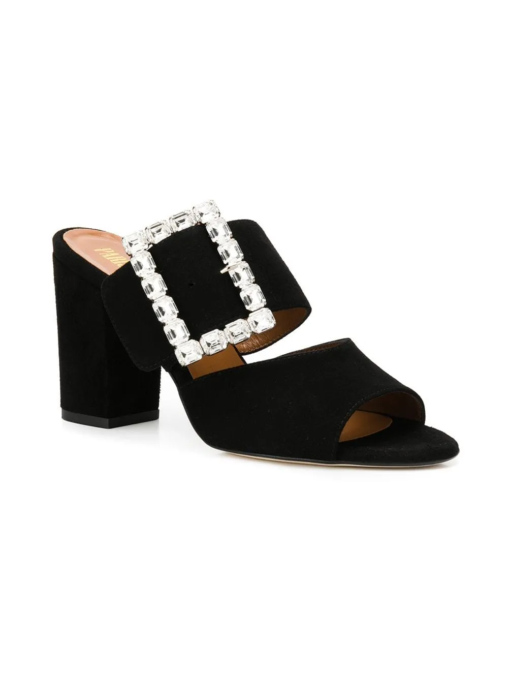 Crystal Buckles High Heels