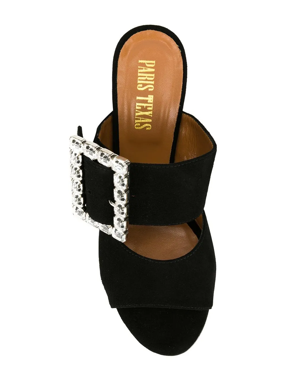 Crystal Buckles High Heels