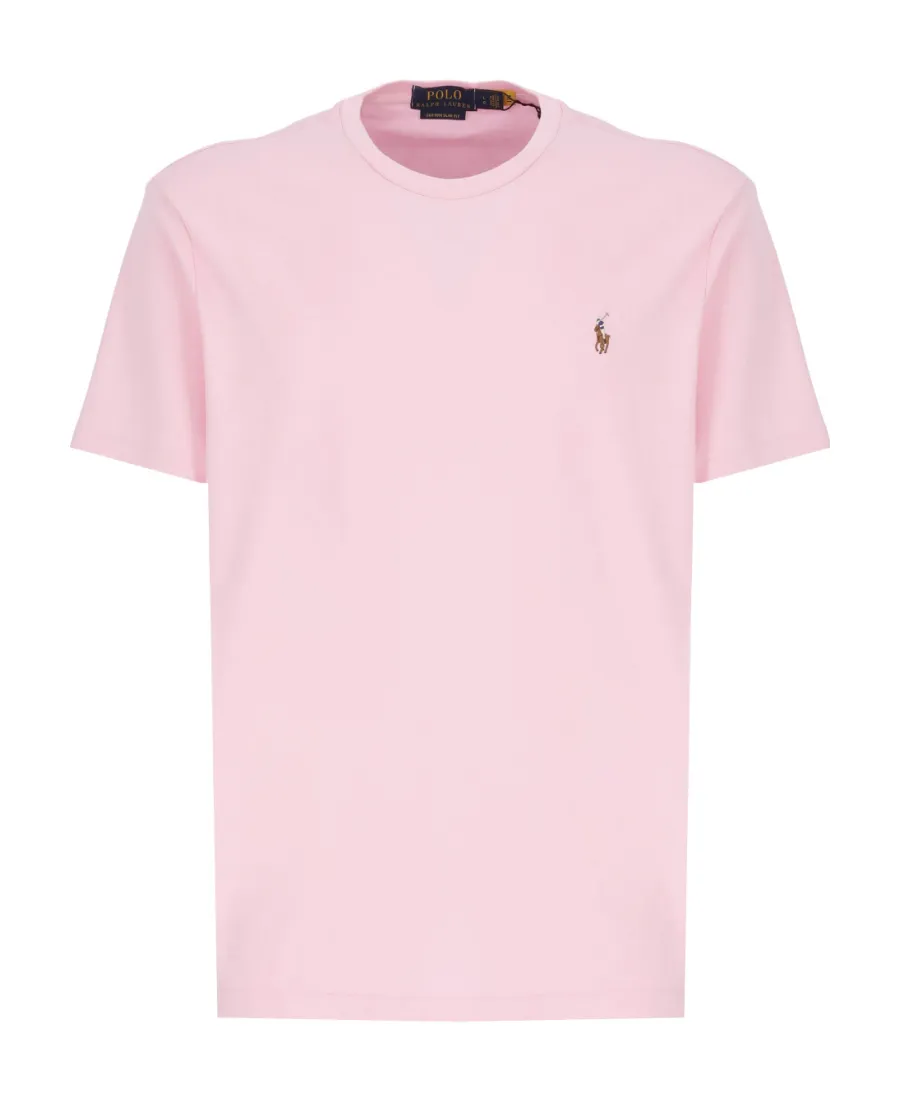 Polo Ralph Lauren Logo Embroidered Crewneck T-Shirt