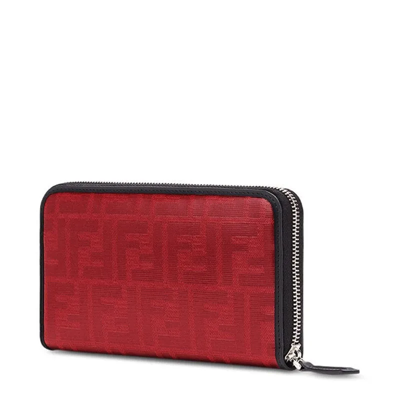 Wrap Zipper Ff Logo Wallet