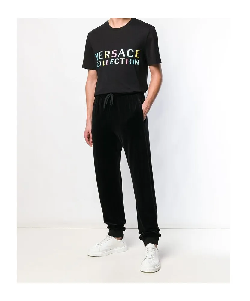Open-Necked Black Shirt