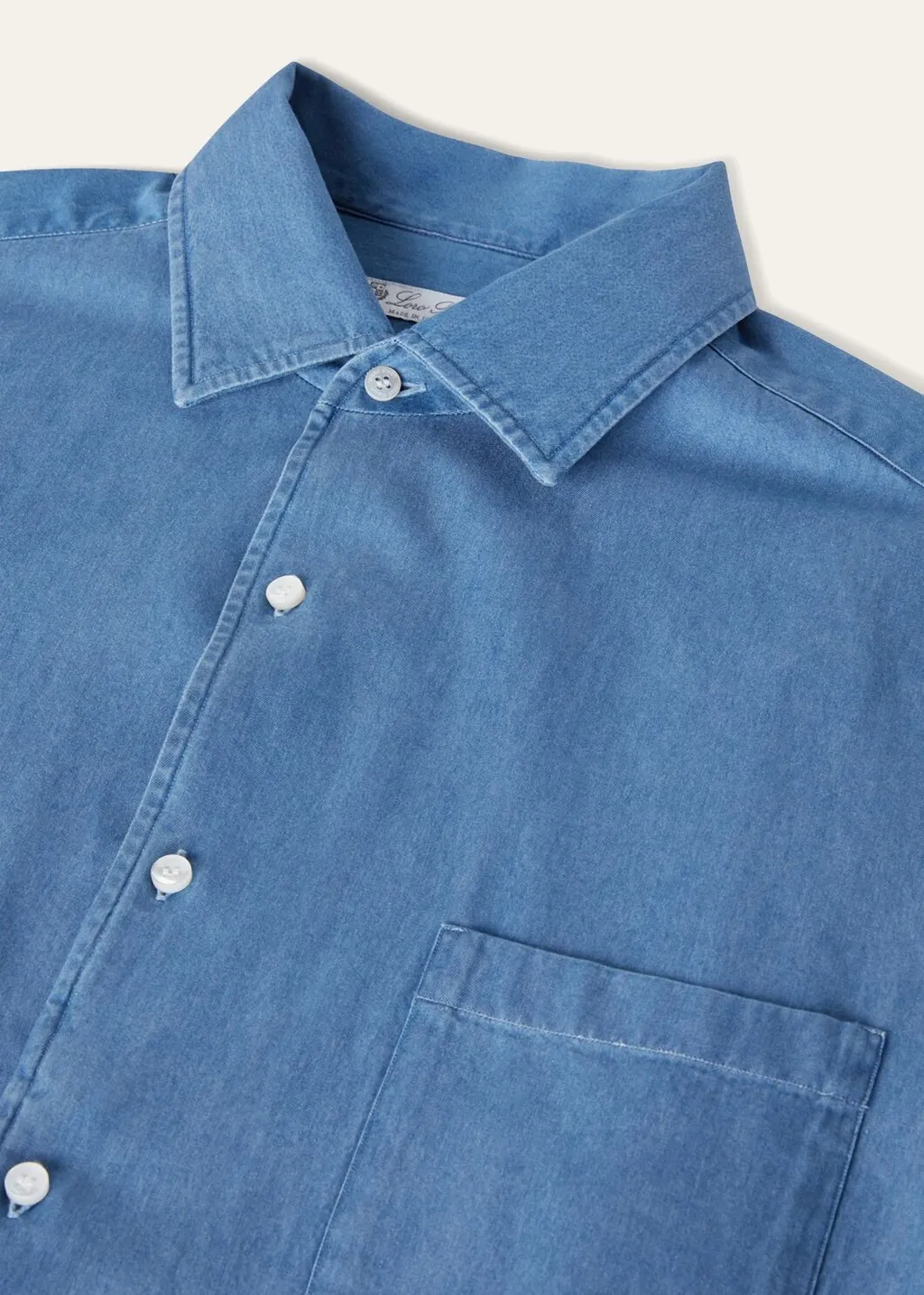 Loro Piana André Buttoned Denim Shirt