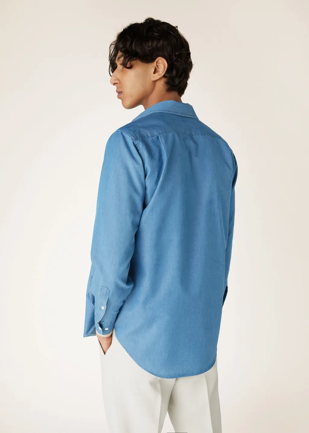 Loro Piana André Buttoned Denim Shirt