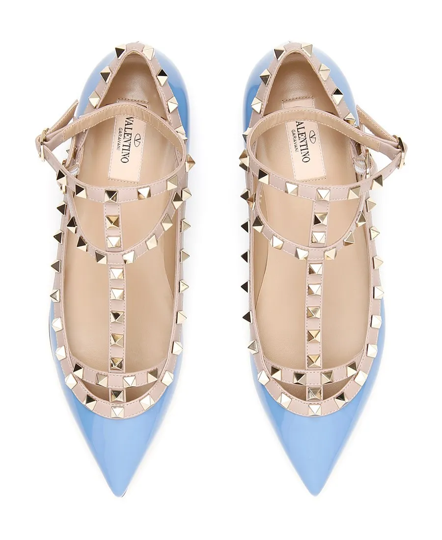 Garavani Rockstud Ballet Flats