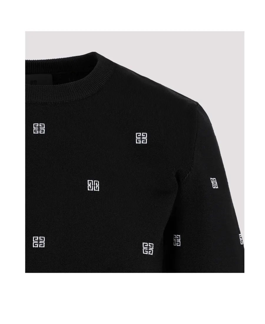 Givenchy Logo Detailed Short Sleeved Cropped Top
