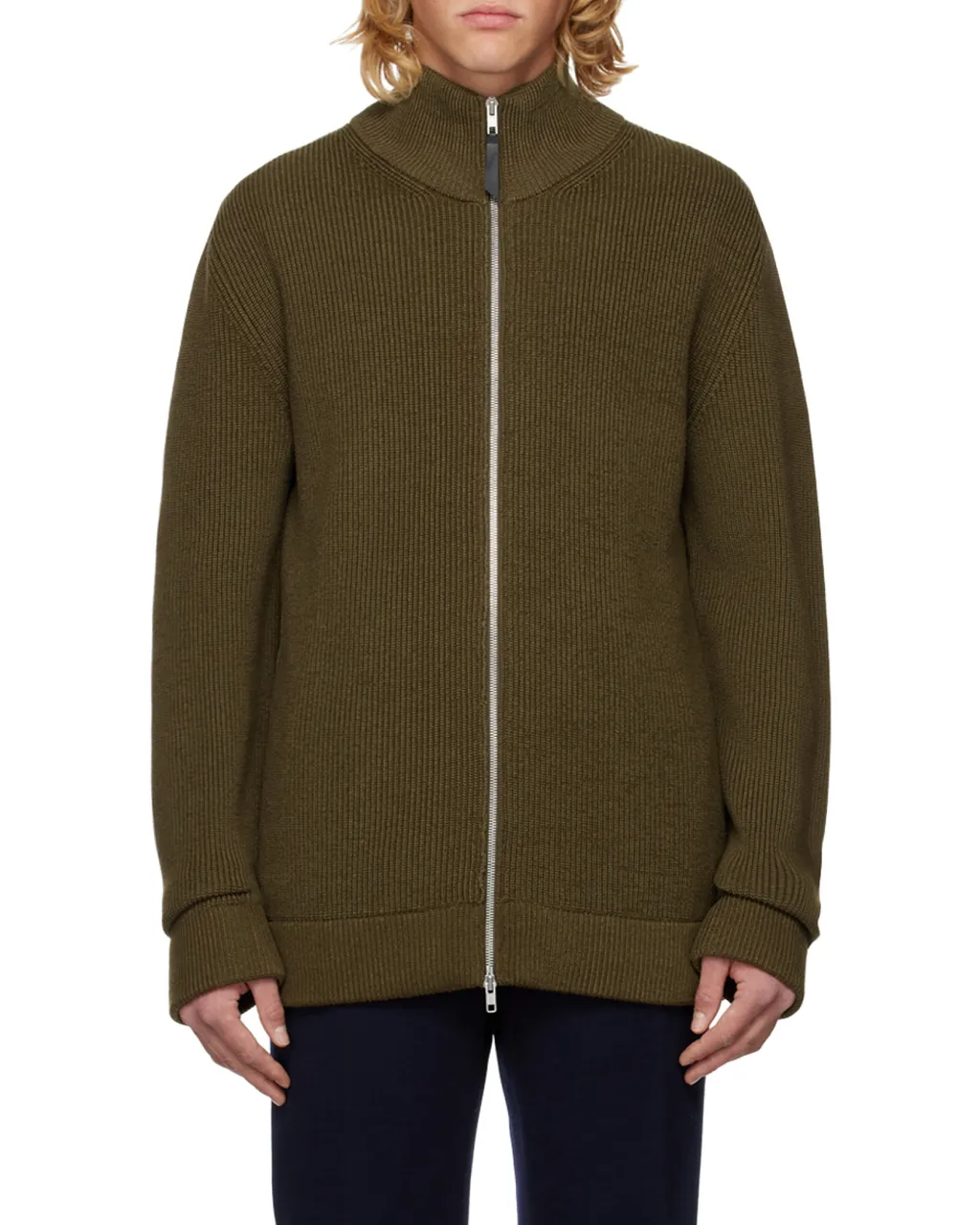 Maison Margiela Long-Sleeved Zipped Cardigan