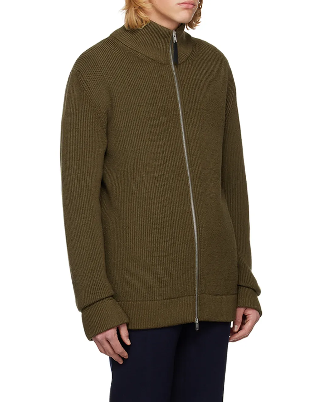 Maison Margiela Long-Sleeved Zipped Cardigan