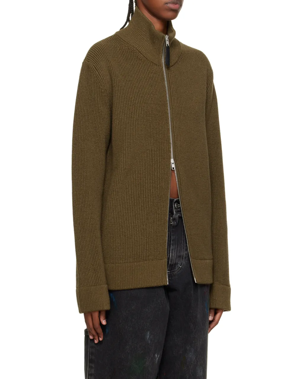 Maison Margiela Long-Sleeved Zipped Cardigan