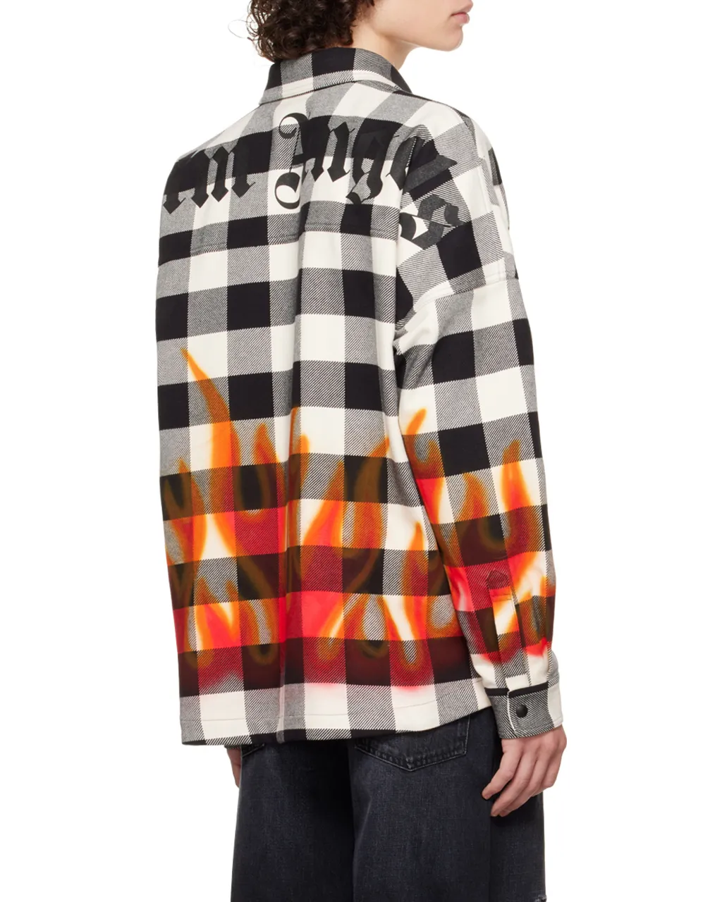 Palm Angels Checked Long-Sleeved Shirt