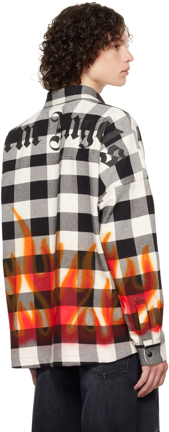 Palm Angels Checked Long-Sleeved Shirt