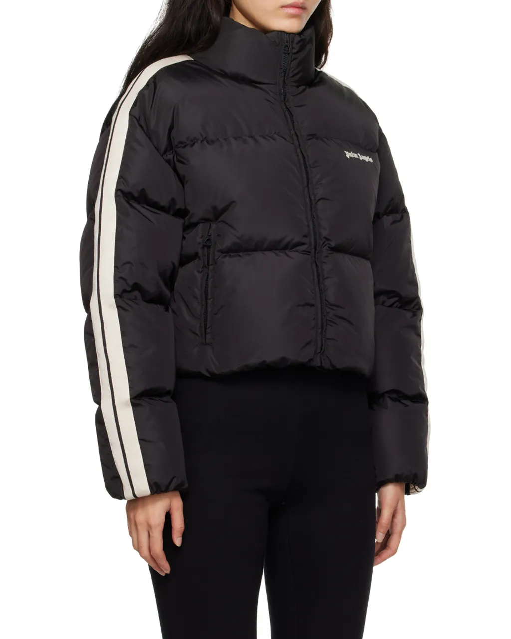 Palm Angels Logo Embroidered Padded Jacket