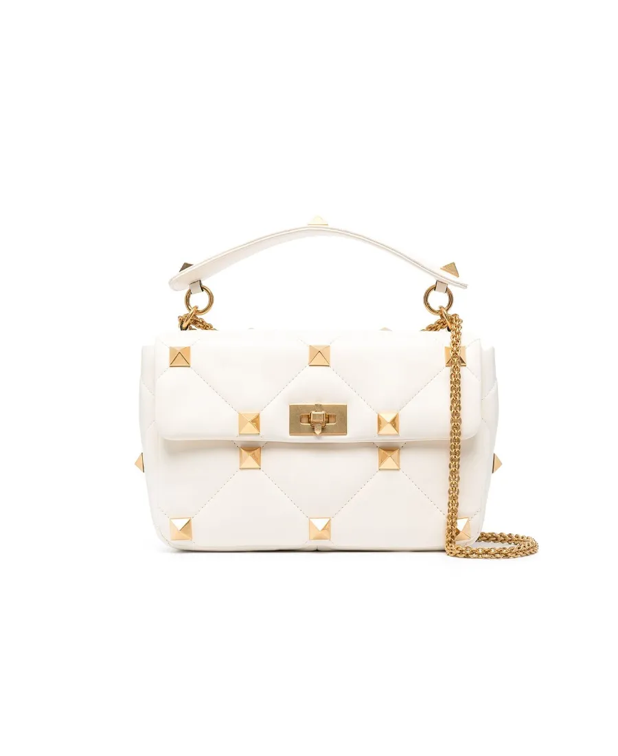 Valentino Garavani Roman Stud Quilted Tote Bag