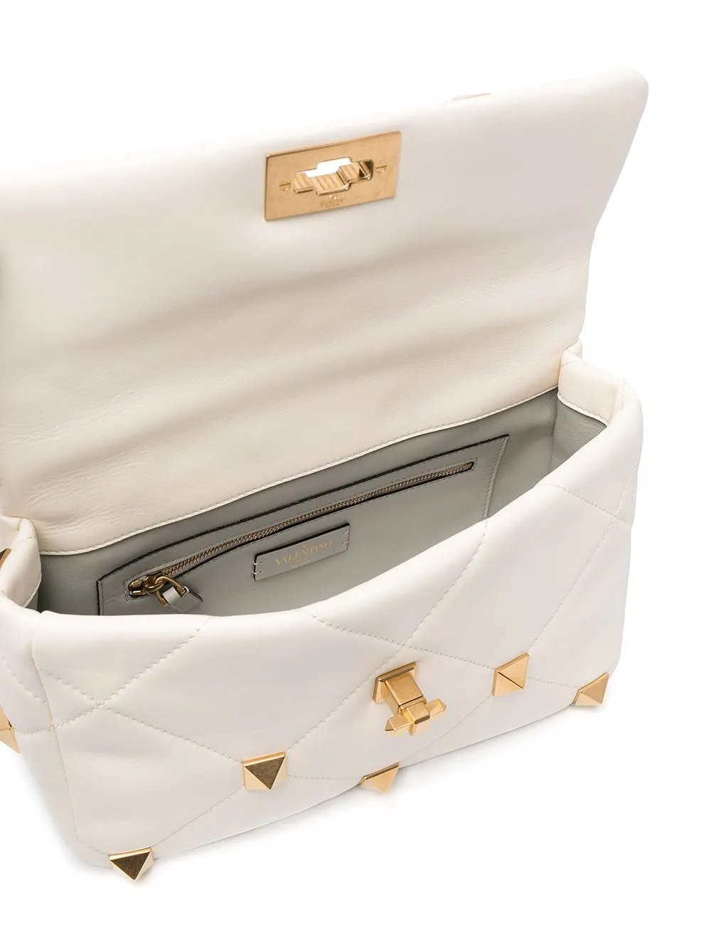Valentino Garavani Roman Stud Quilted Tote Bag