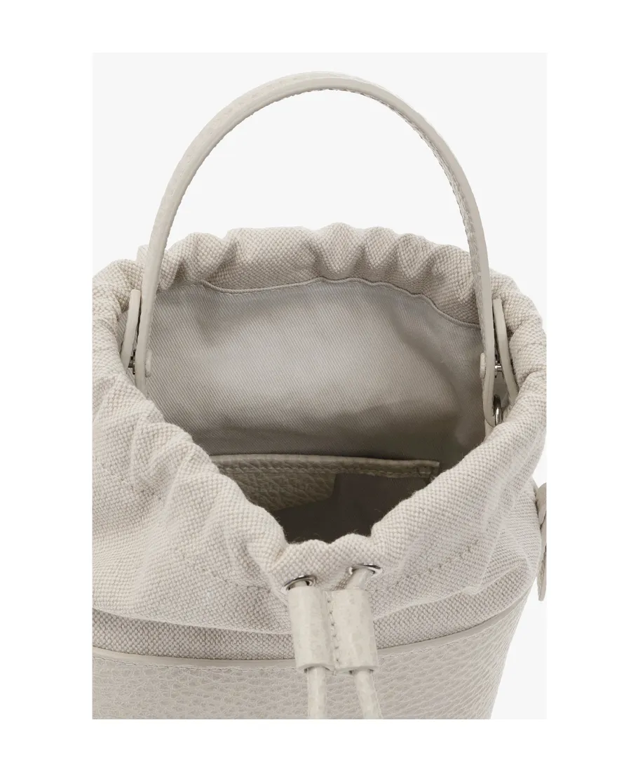 Maison Margiela 5Ac Logo Patch Bucket Bag