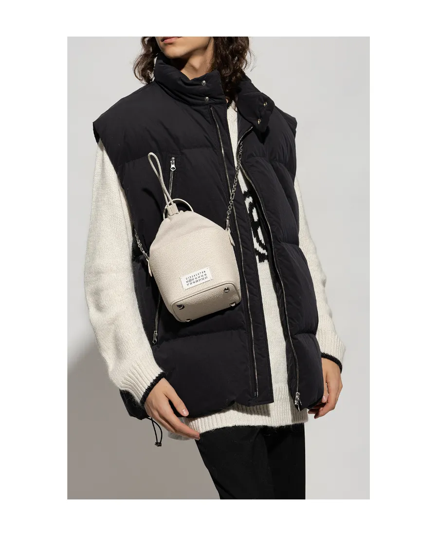 Maison Margiela 5Ac Logo Patch Bucket Bag