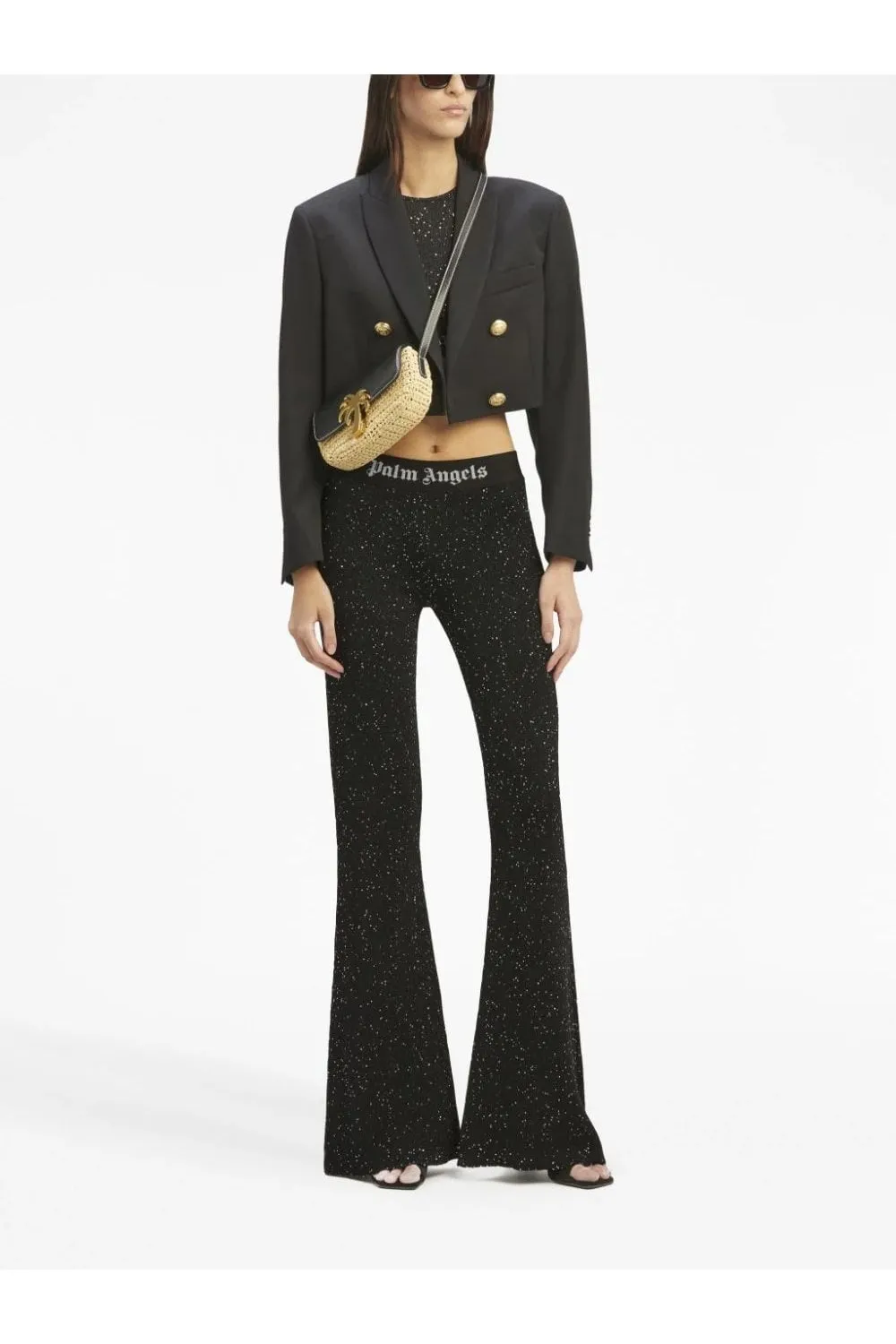 Palm Angels Embellished Flared Pants