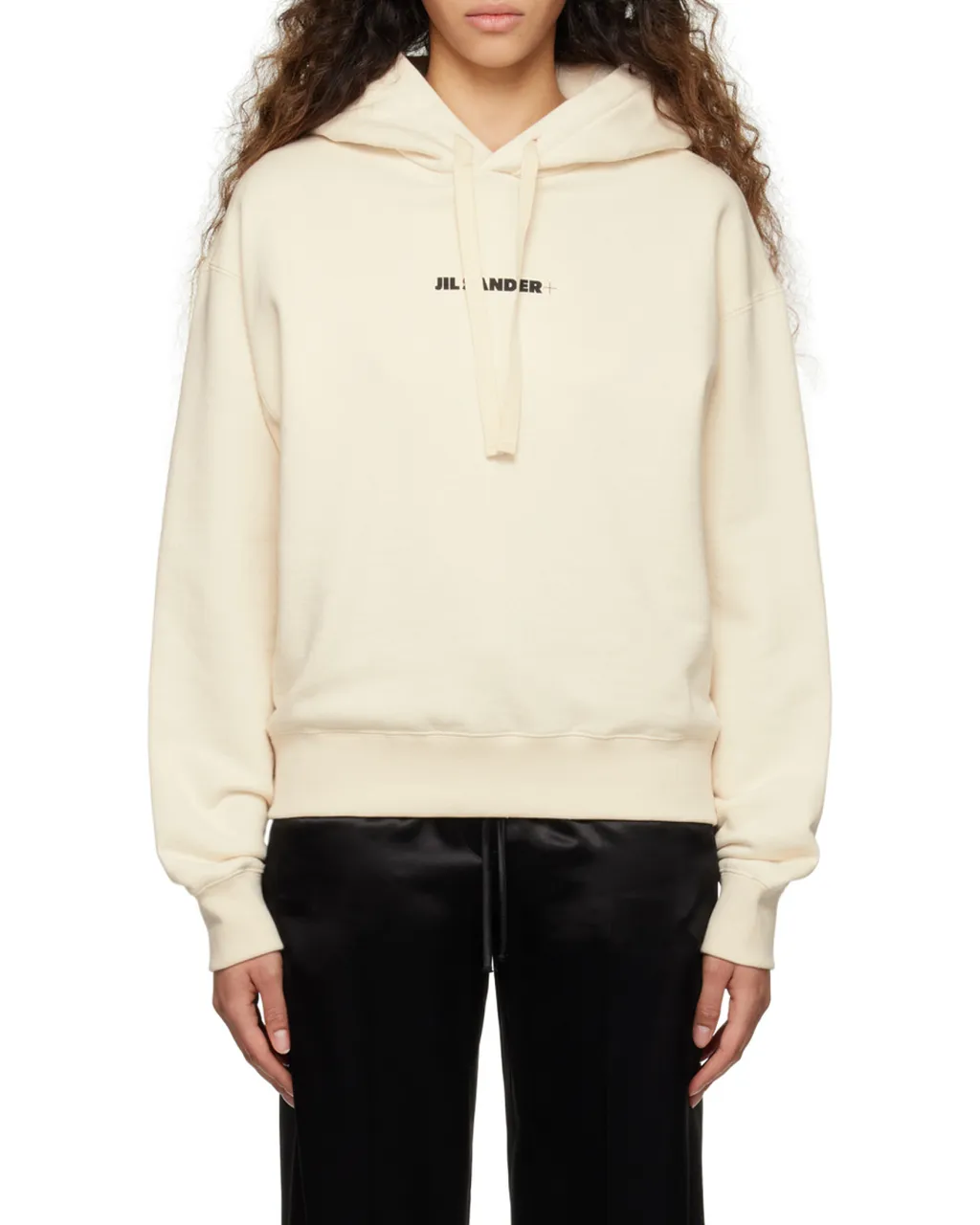 Jil Sander+ Logo Printed Drawstring Hoodie