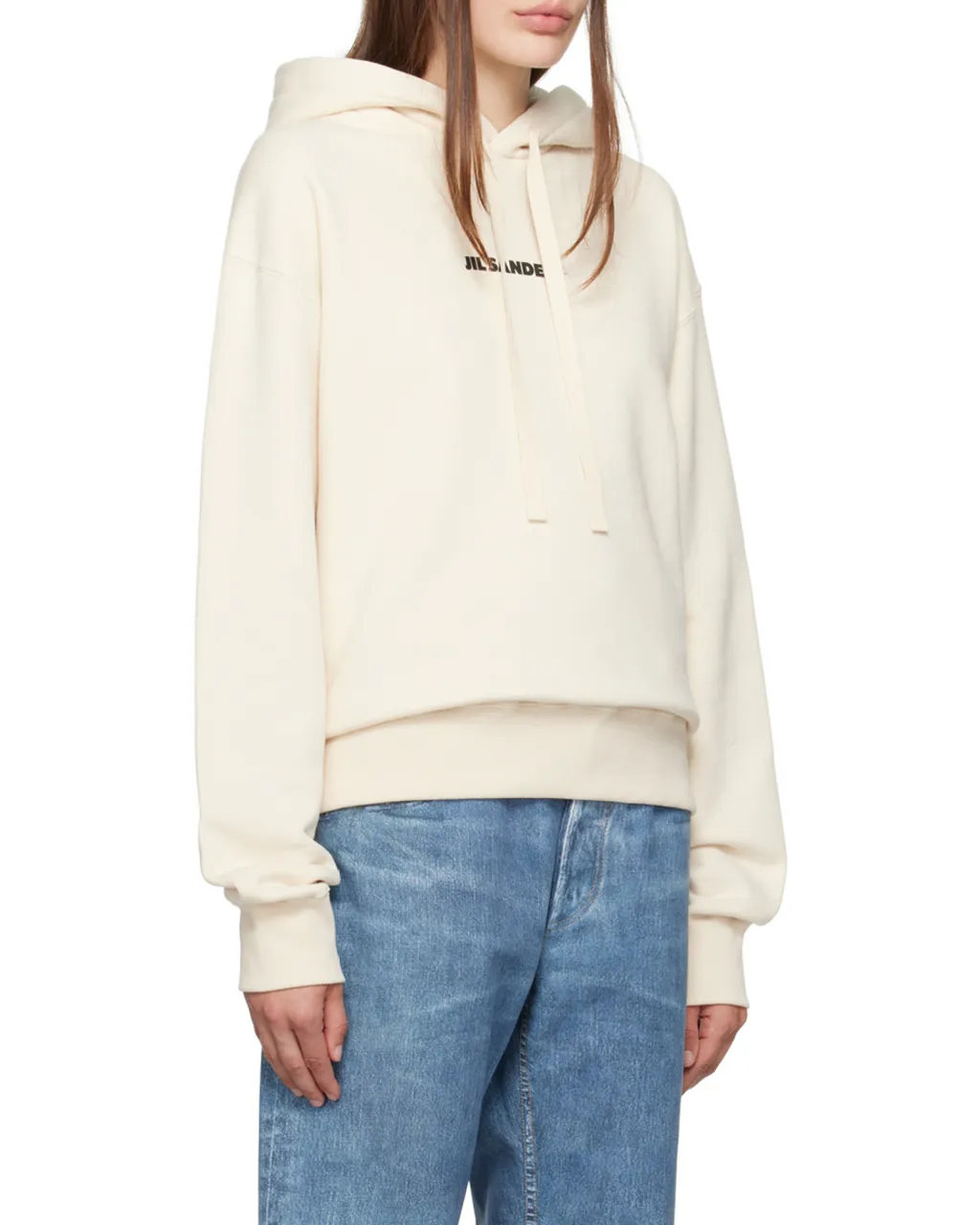 Jil Sander+ Logo Printed Drawstring Hoodie