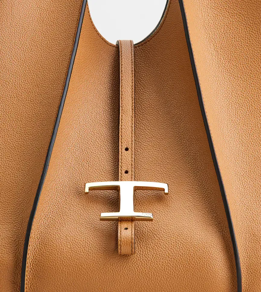 Tod's T Timeless Open-Top Medium Tote Bag