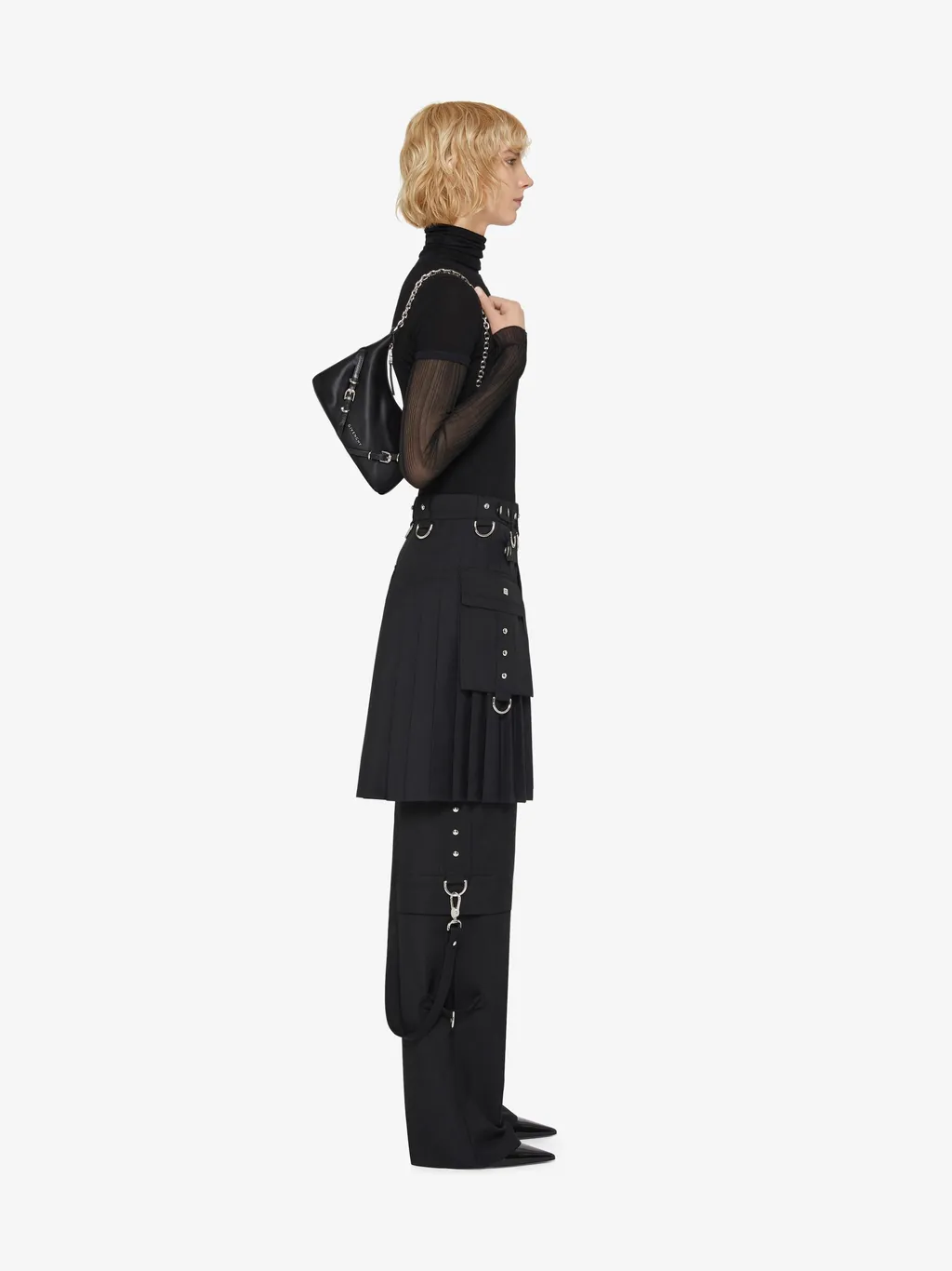Givenchy Voyou Party Buckle Detailed Shoulder Bag