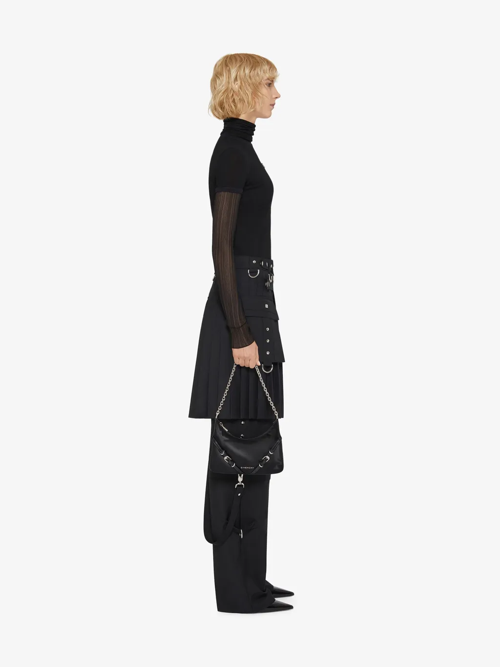Givenchy Voyou Party Buckle Detailed Shoulder Bag
