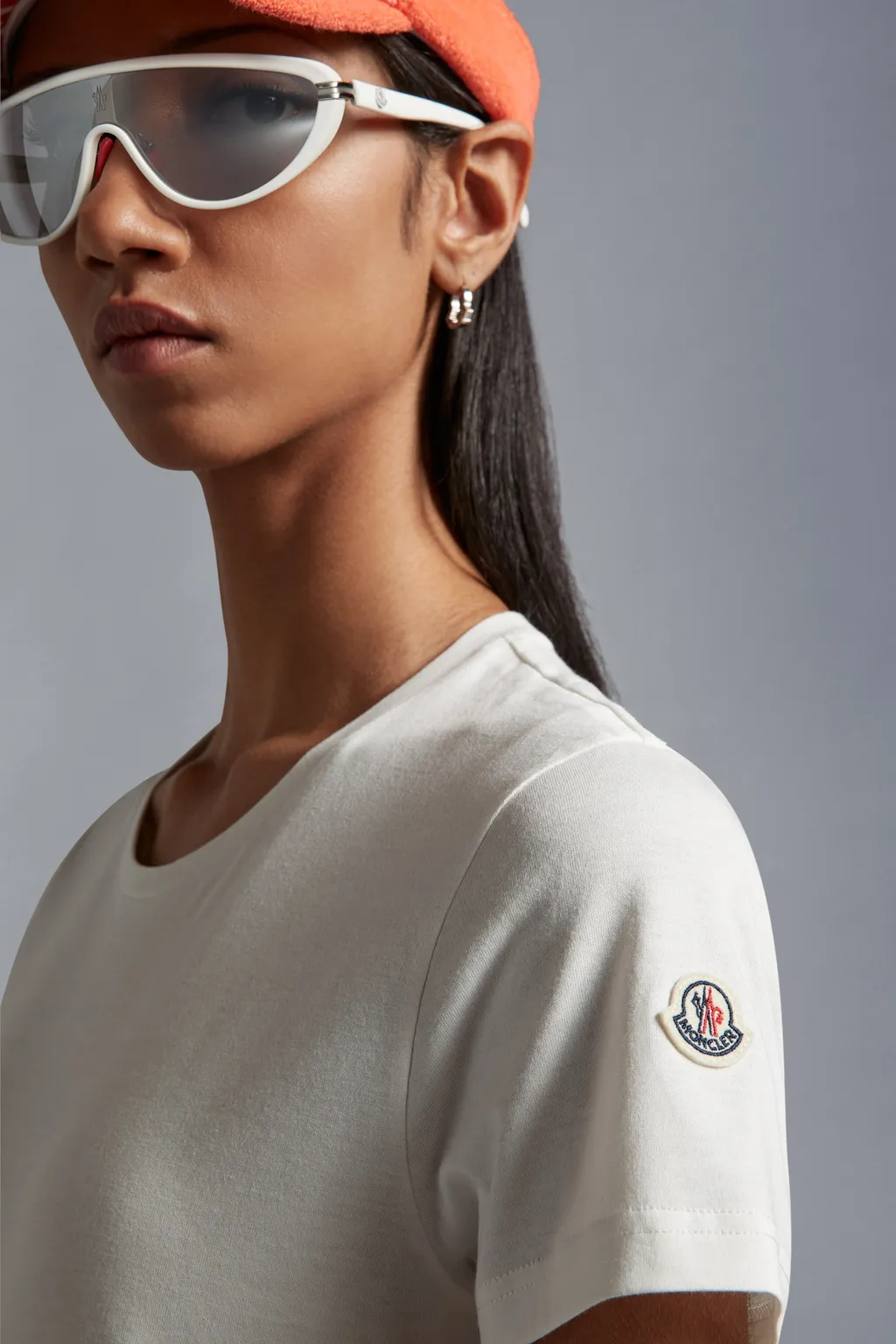 Moncler Logo Patch Crewneck T-Shirt