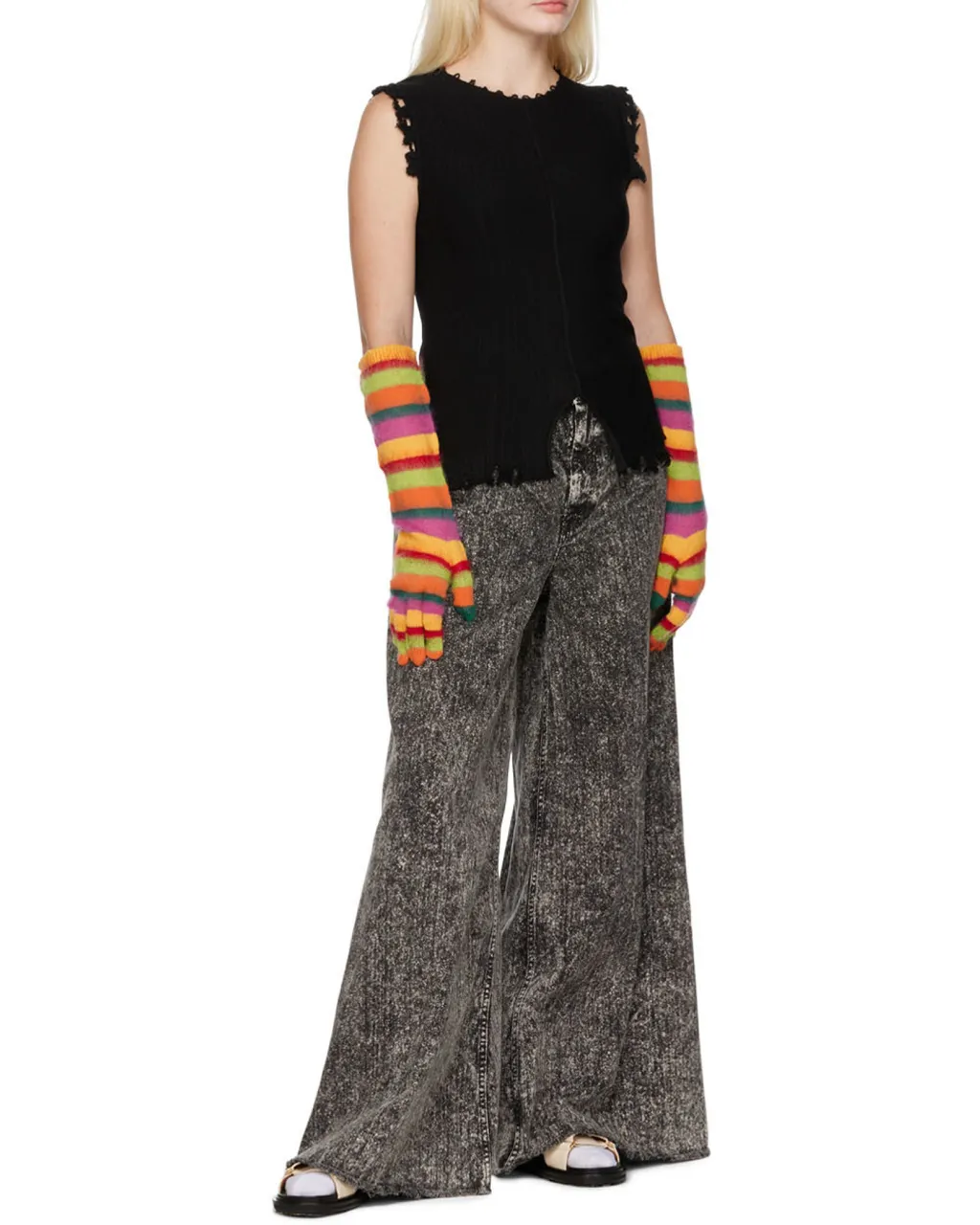 Marni Criss-Cross Fussbett Sandals