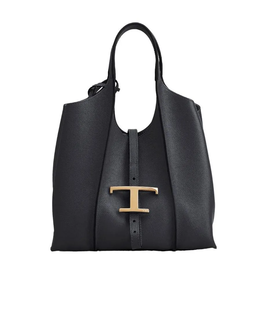 Tod's Timeless Logo Plaque Tote Bag