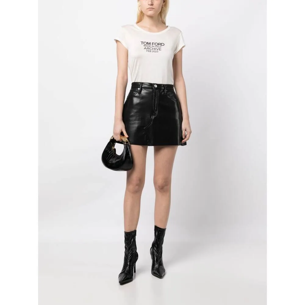 Tom Ford Logo Printed Crewneck T-Shirt