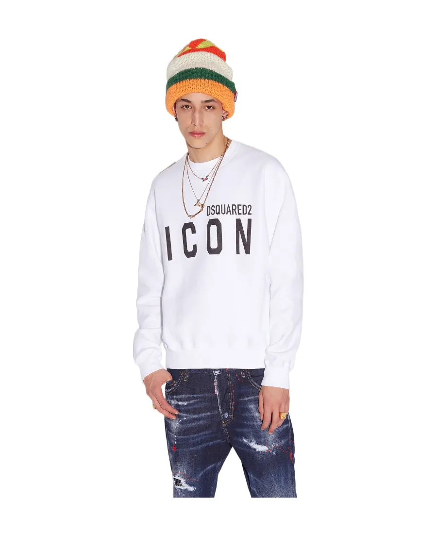 Dsquared2 Logo Printed Crewneck Sweatshirt