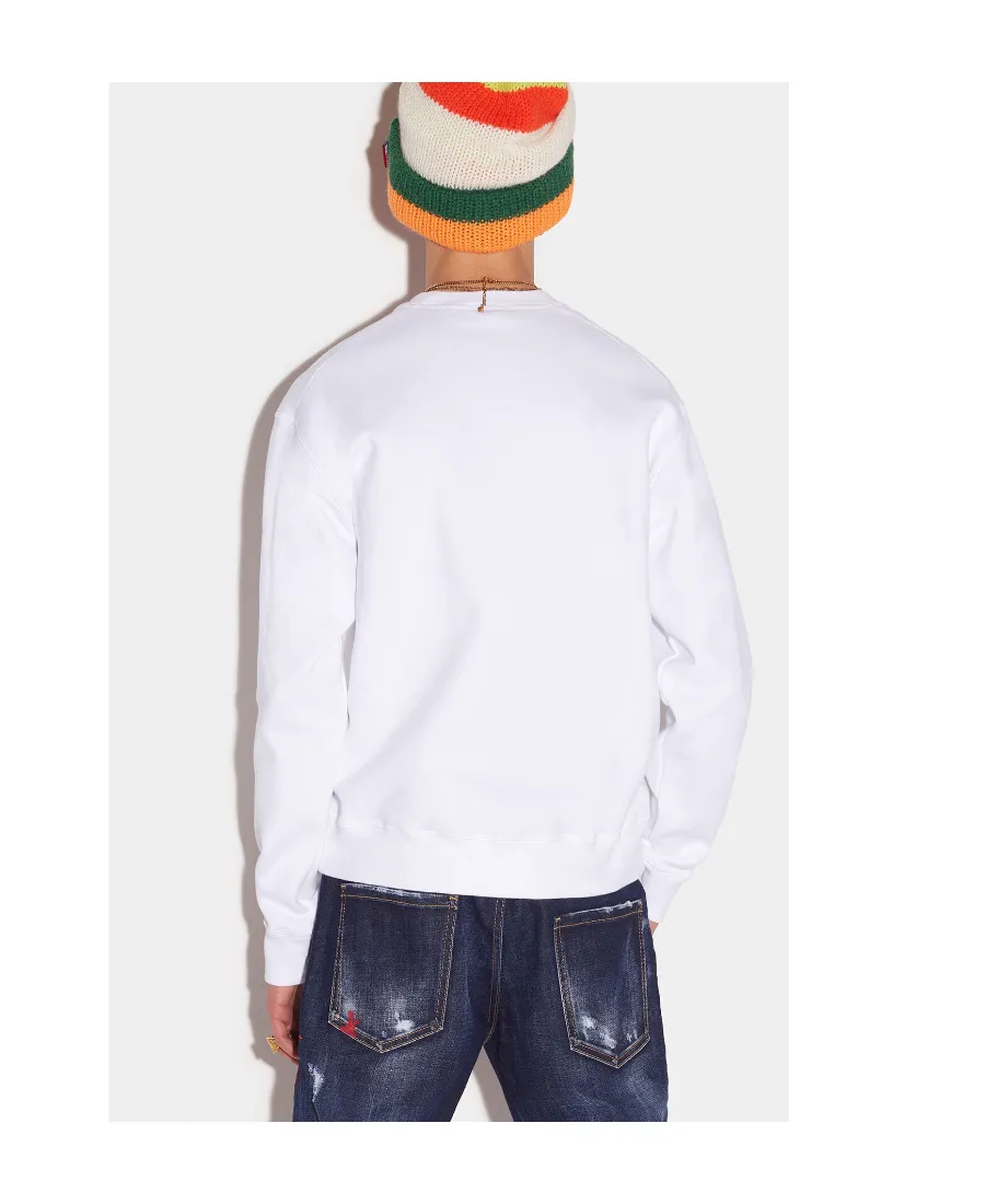 Dsquared2 Logo Printed Crewneck Sweatshirt