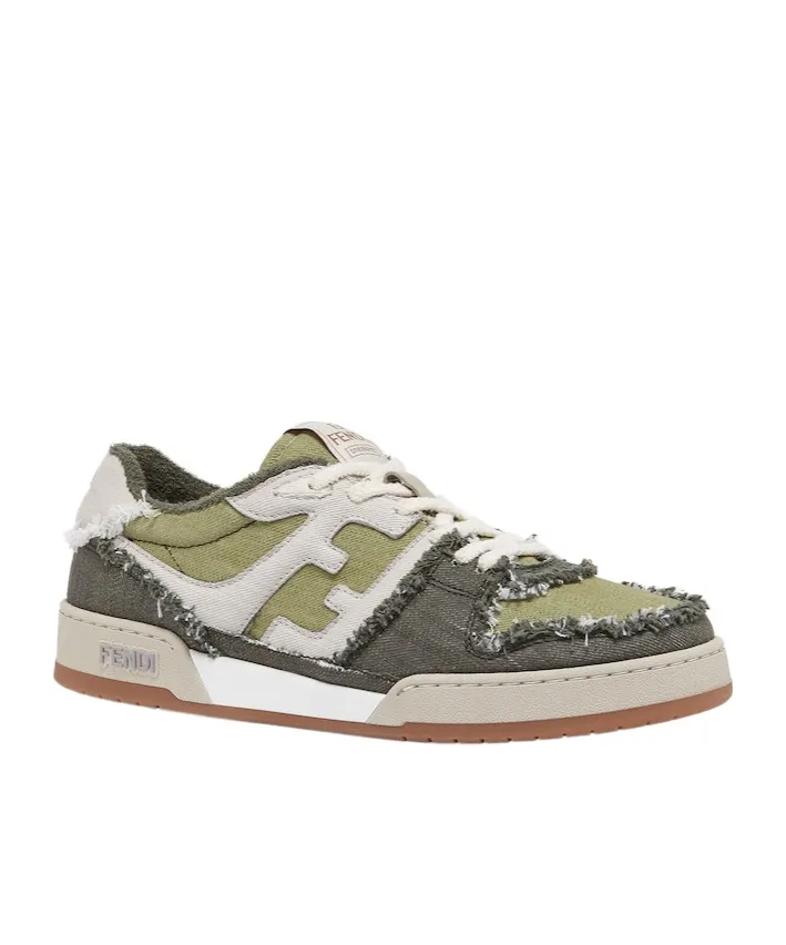 Fendi Logo Detailed Low-Top Sneakers